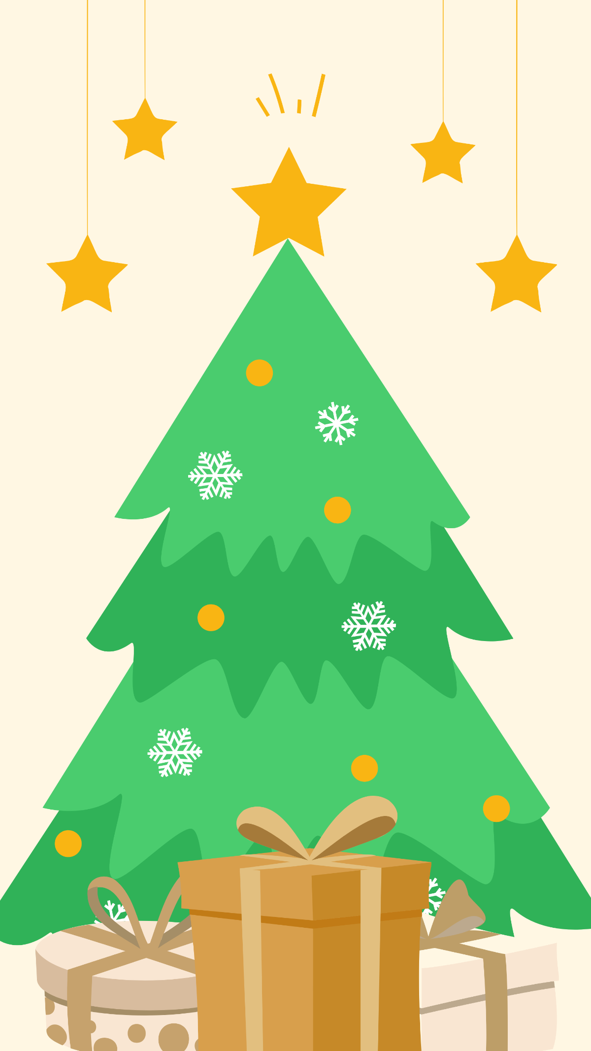 Christmas iPhone Background Template