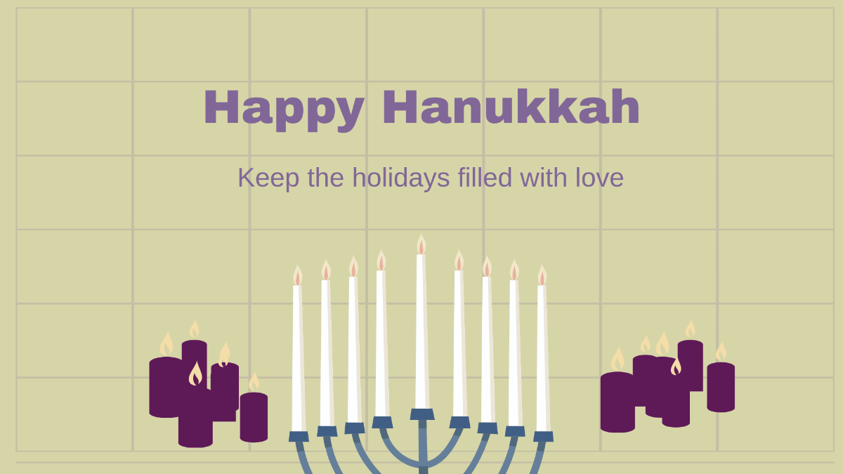 Hanukkah Flyer Background