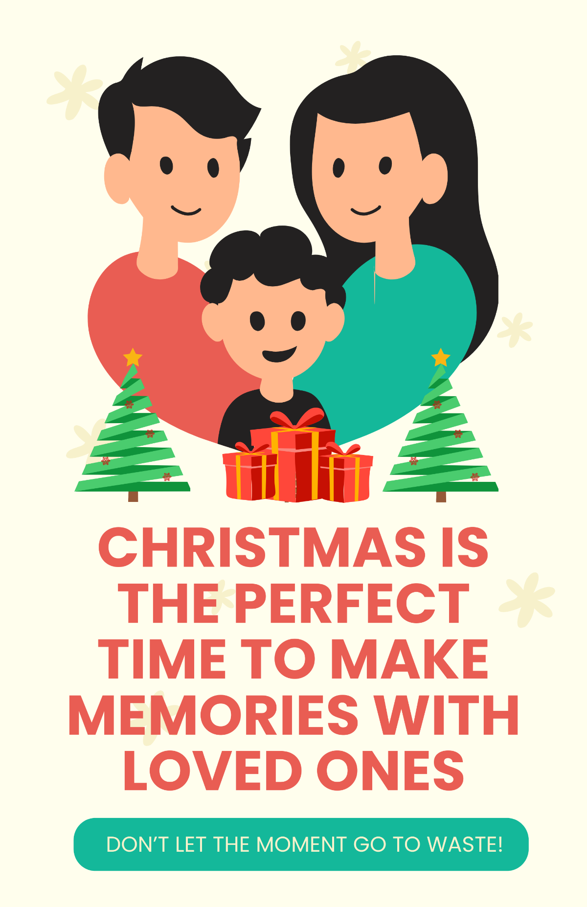 Free Happy Christmas Poster Template To Edit Online