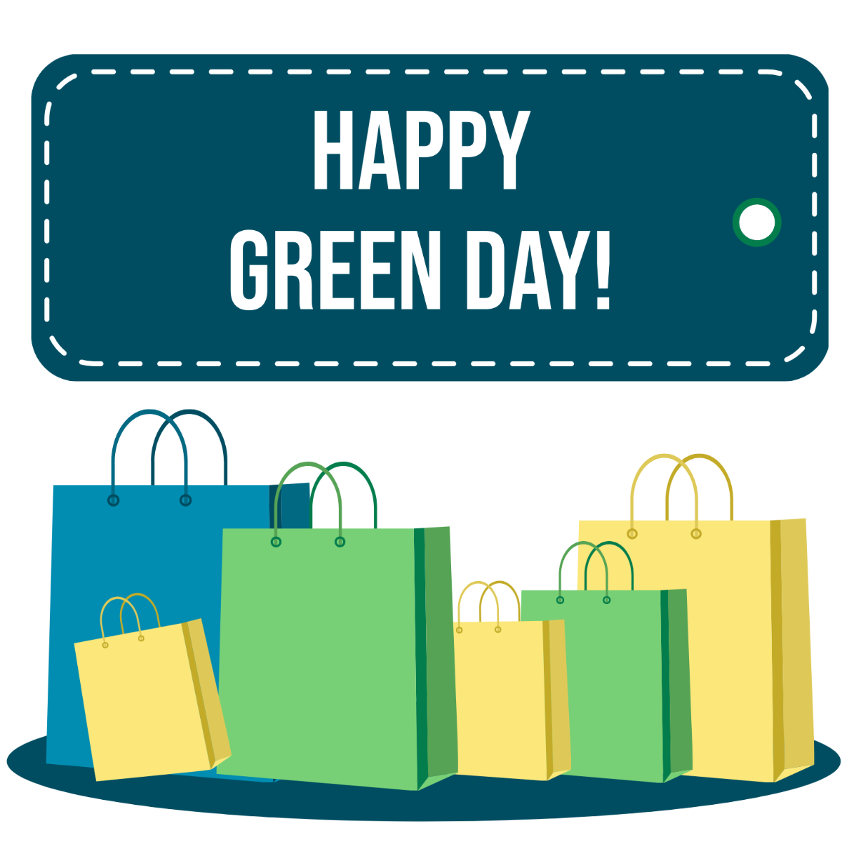 Happy Green Monday Illustration