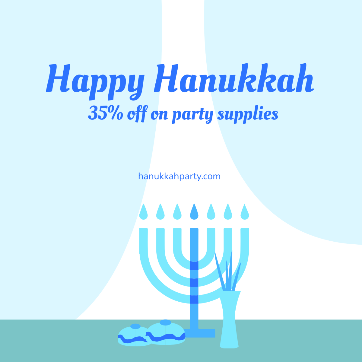 Hanukkah Flyer Vector Template - Edit Online & Download