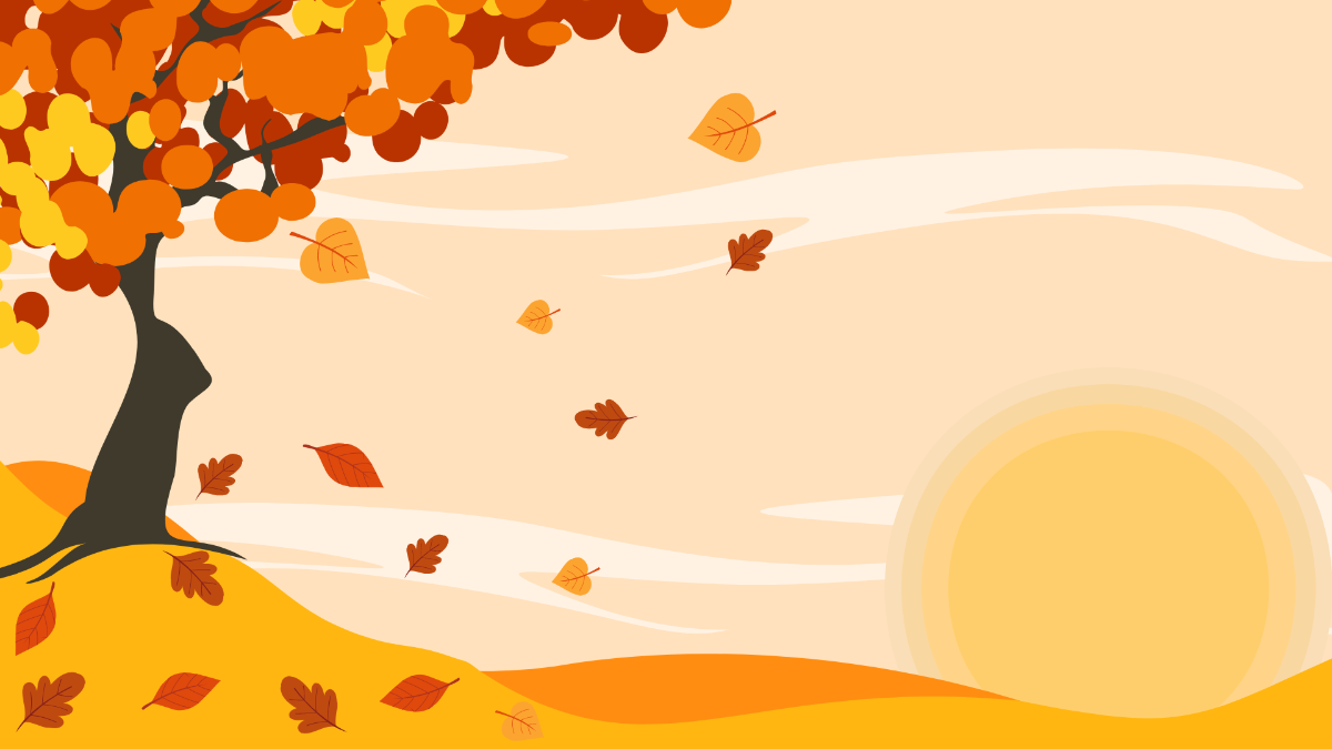 Animated Fall Background Template