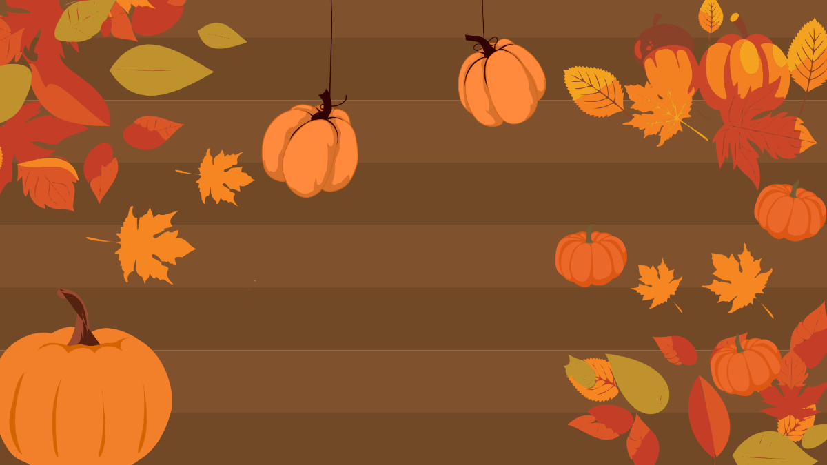 Rustic Fall Background Template