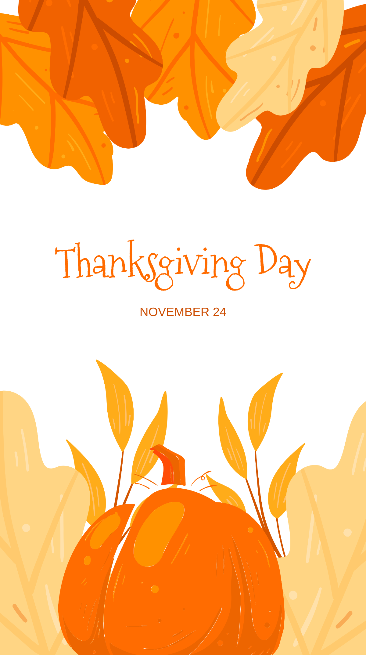 Thanksgiving Day Instragram Story Template