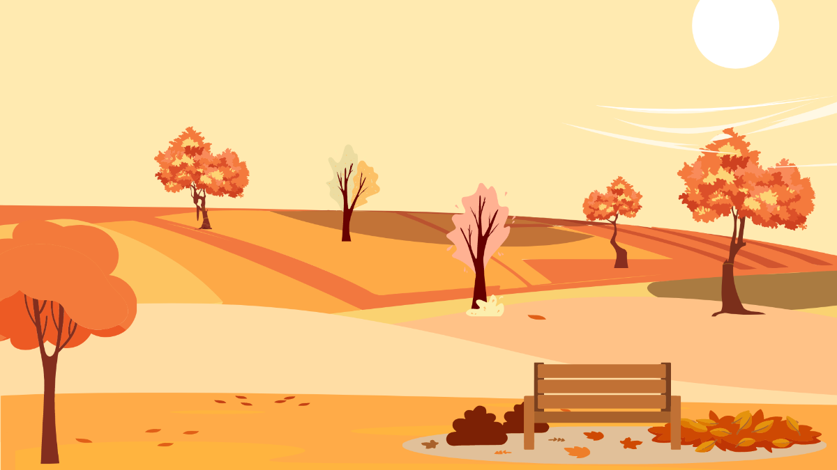 Free Yellow Fall Background Template