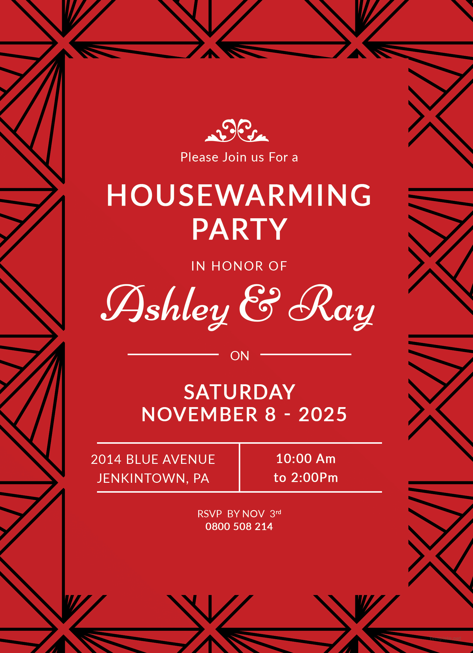 Housewarming Invitation Card Template Free Download Templates 