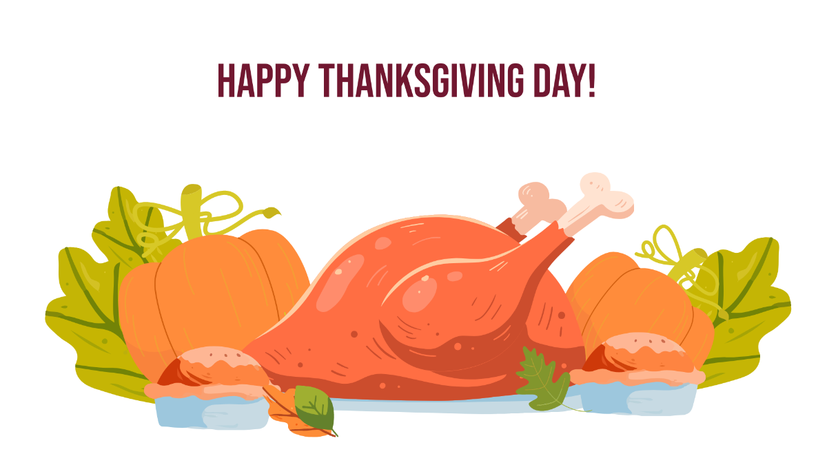 Thanksgiving Day Transparent Background Template