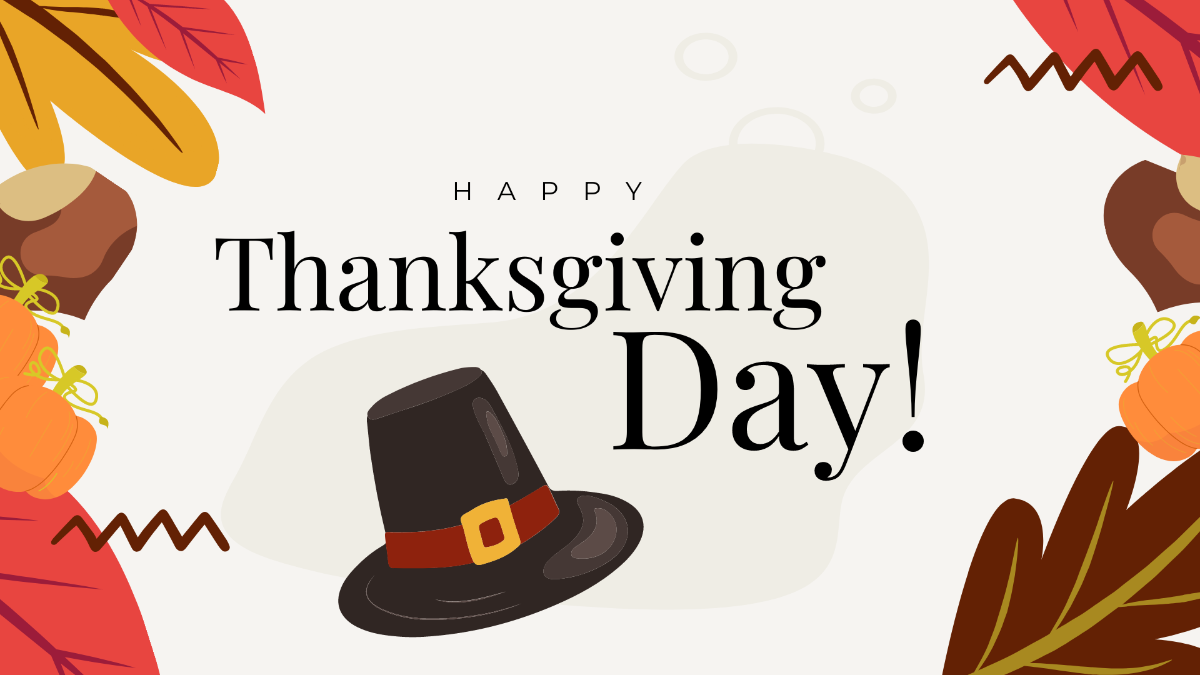 Thanksgiving Day Vector Background Template