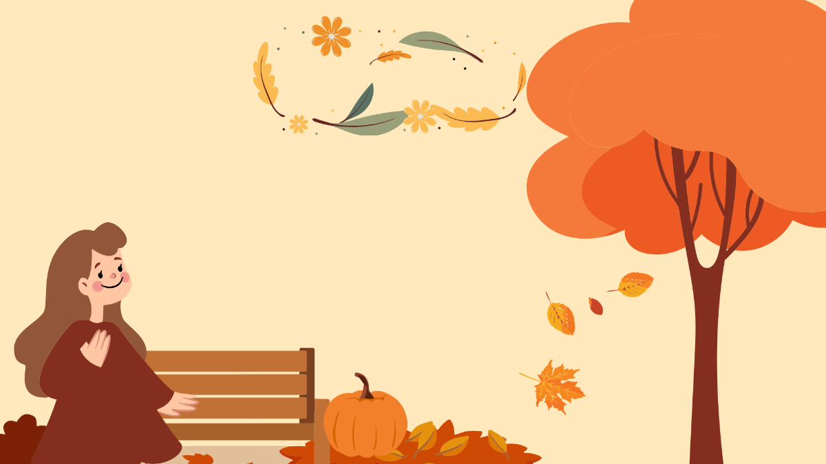Simple Fall Background Template