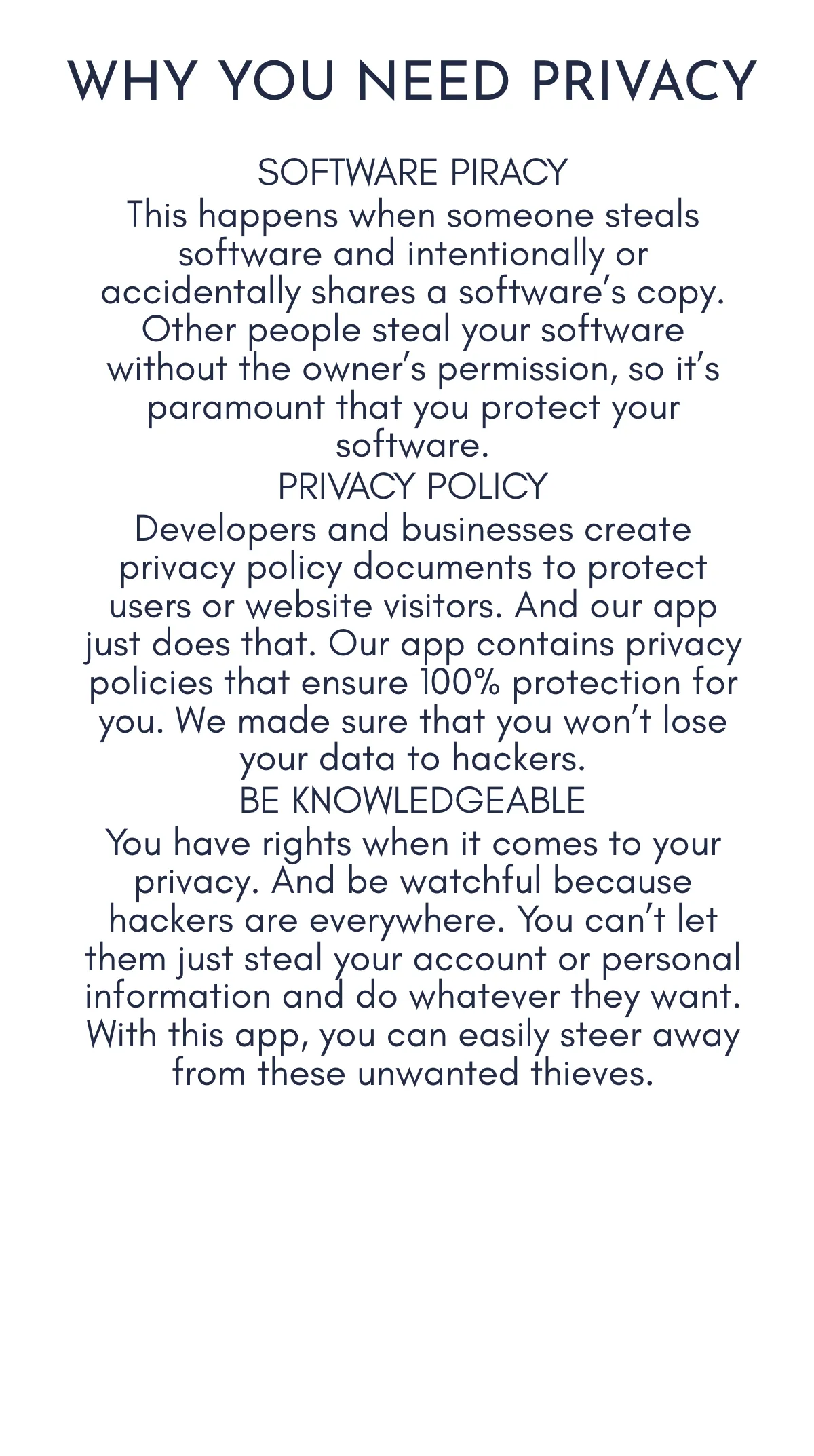 Free Software Privacy Mobile Presentation Template to Edit Online