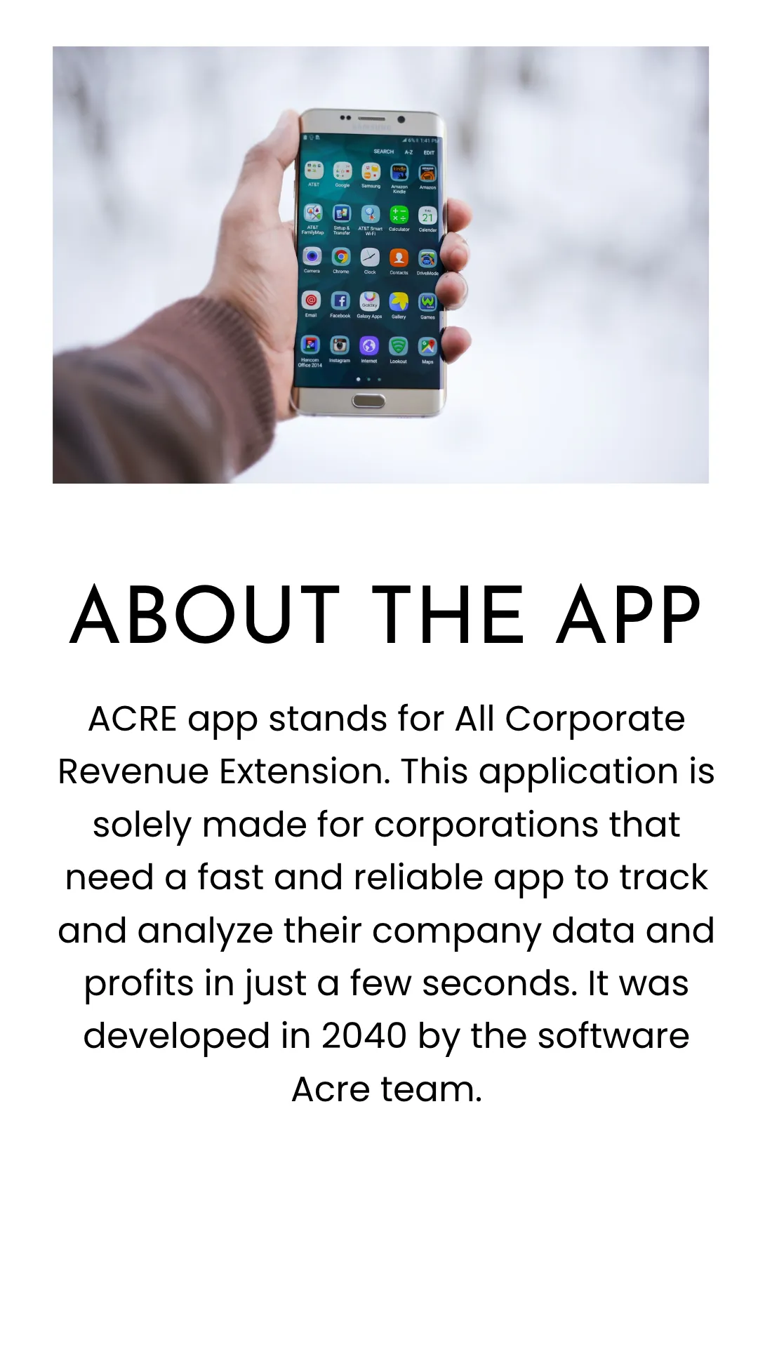 Free Corporate Technology Mobile Presentation Template to Edit Online