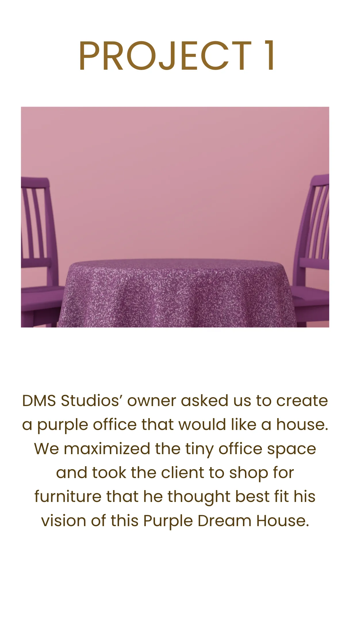 Free Interior Design Studio Mobile Presentation Template to Edit Online