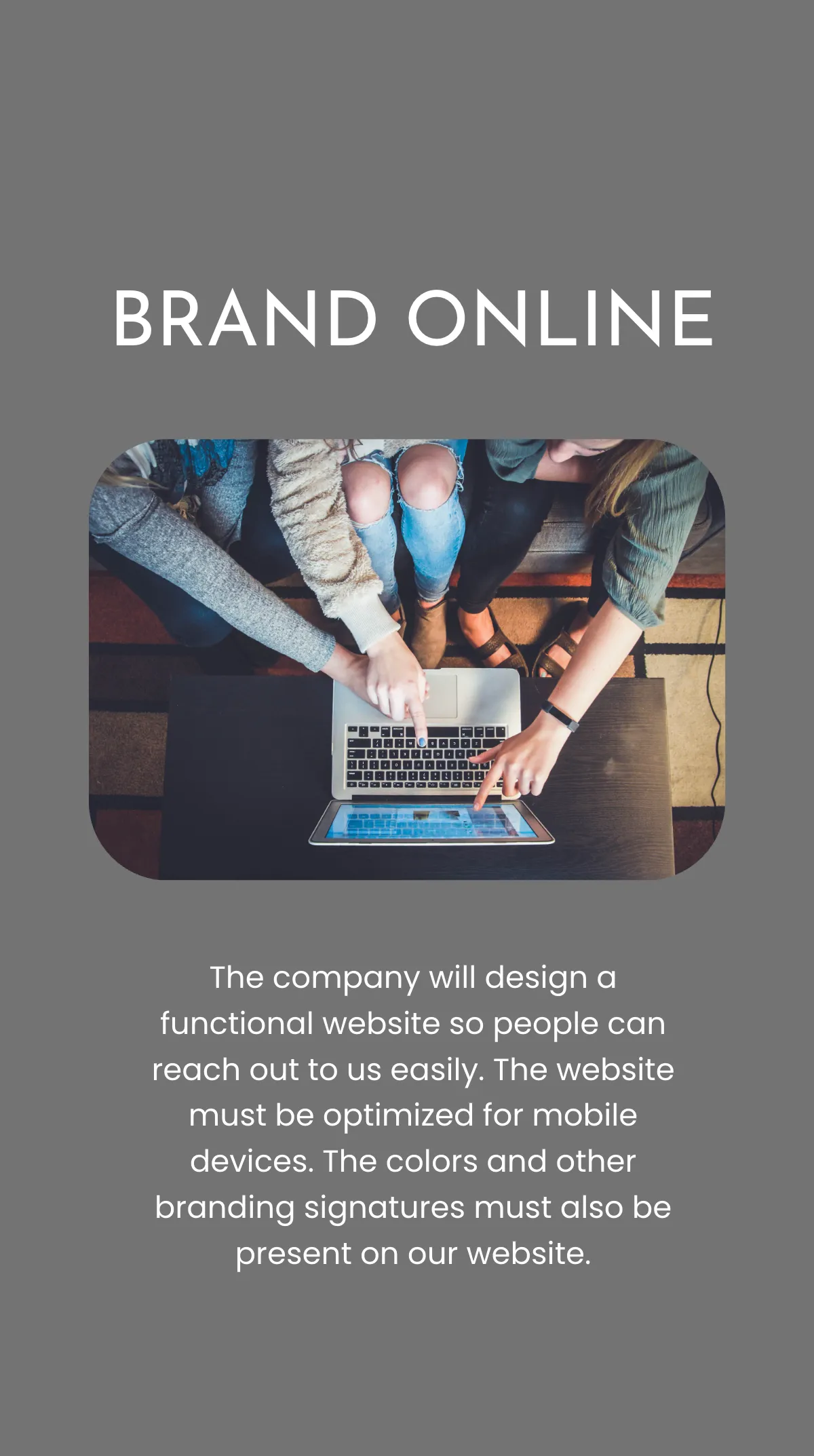 Free Brand Guideline Business Mobile Presentation Template to Edit Online