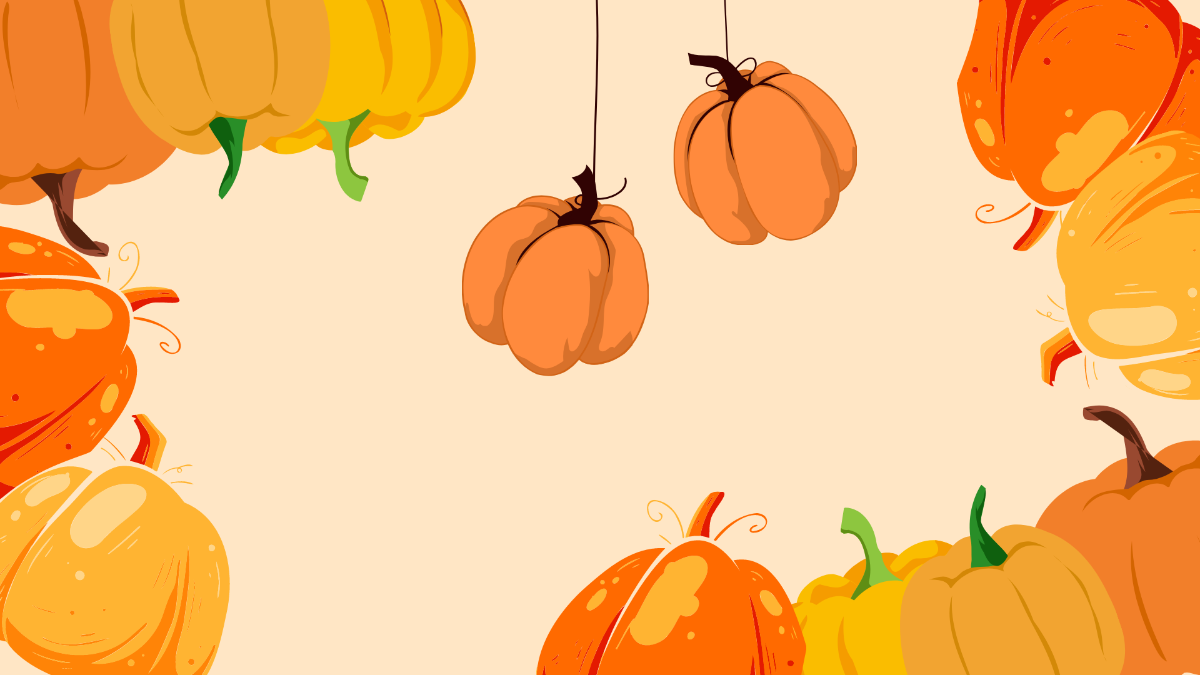 Fall Decor Background Template