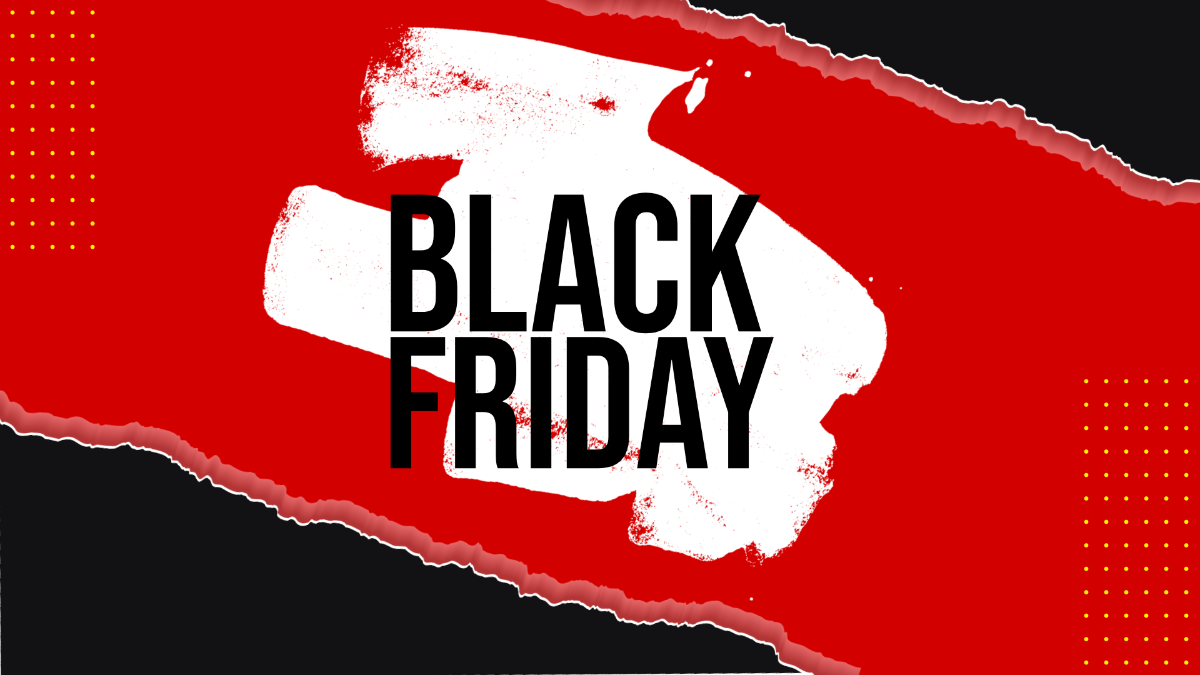 Free Black Friday Banner Background Template
