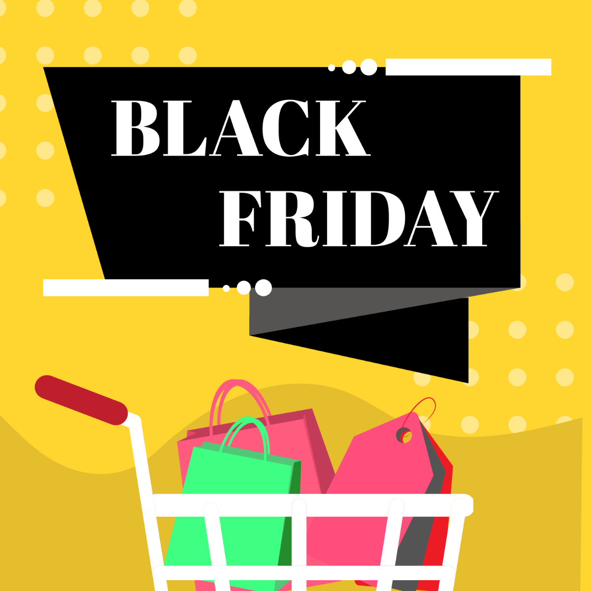 Black Friday Icon Vector Template