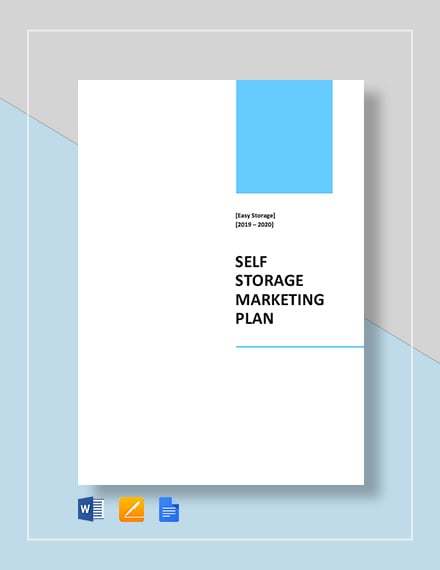 3  Self Storage Business Plan Templates PDF Docs