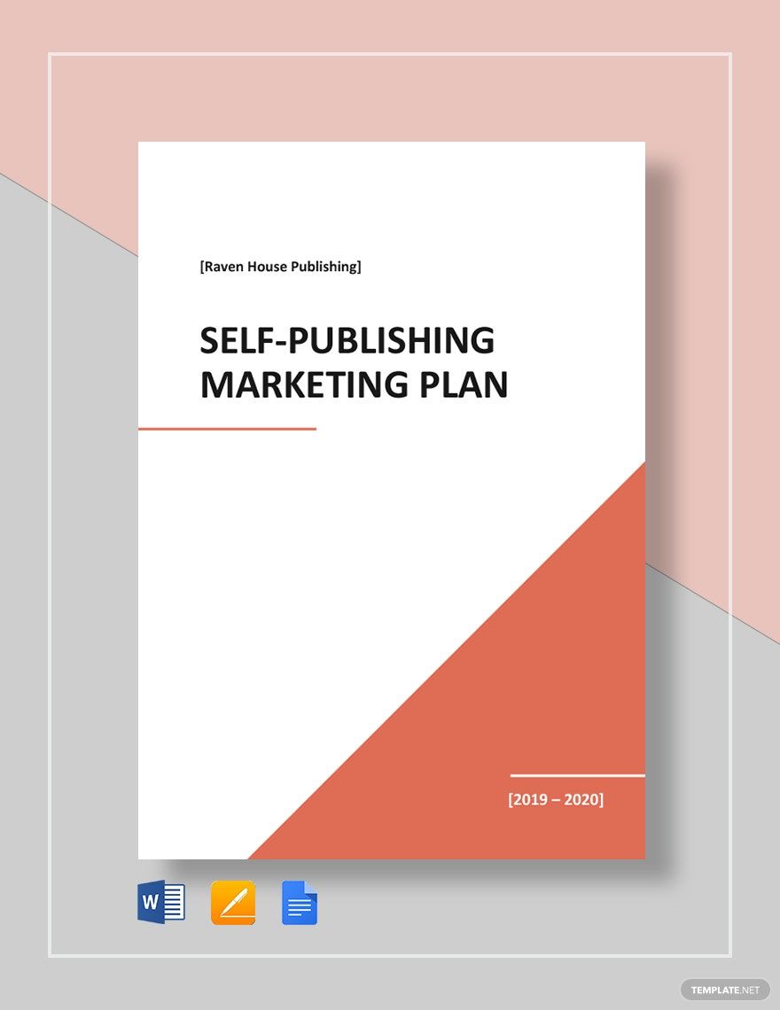 Self-Publishing Marketing Plan Template