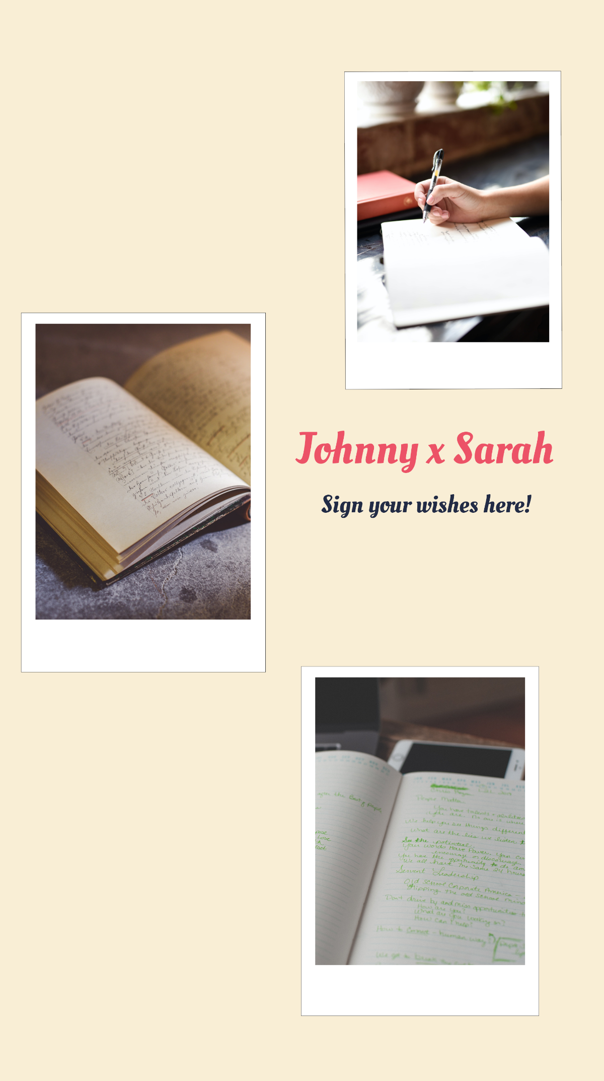 212513Polaroid Guest Book Sign Template - Edit Online & Download