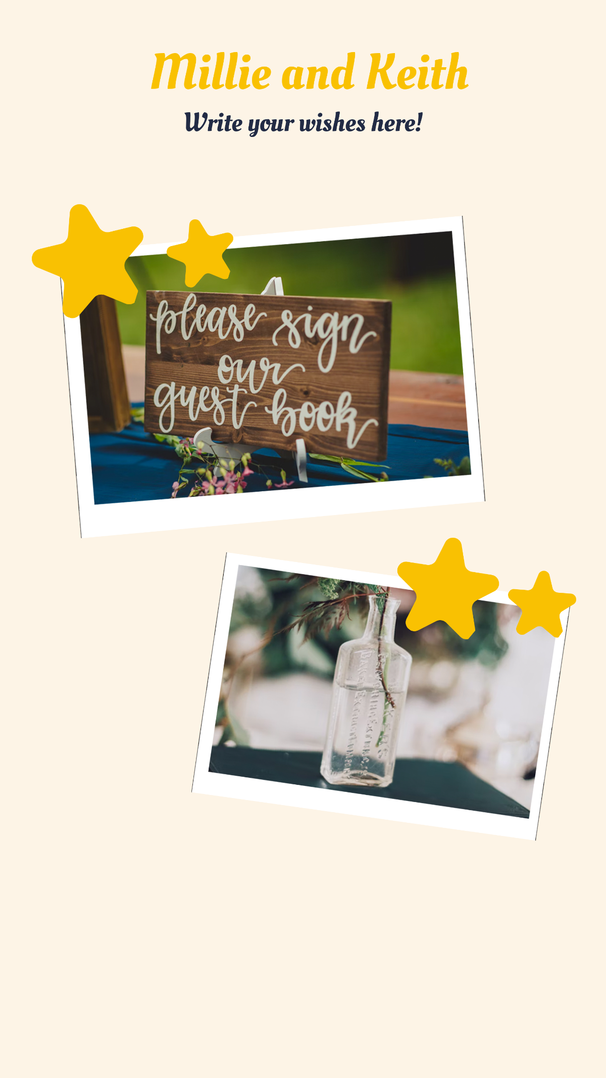 Polaroid Guestbook Sign Template - Edit Online & Download