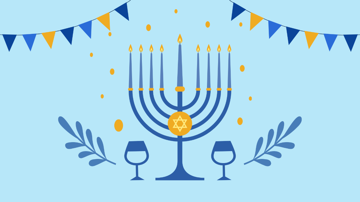 Free Hanukkah Wallpaper Background Template