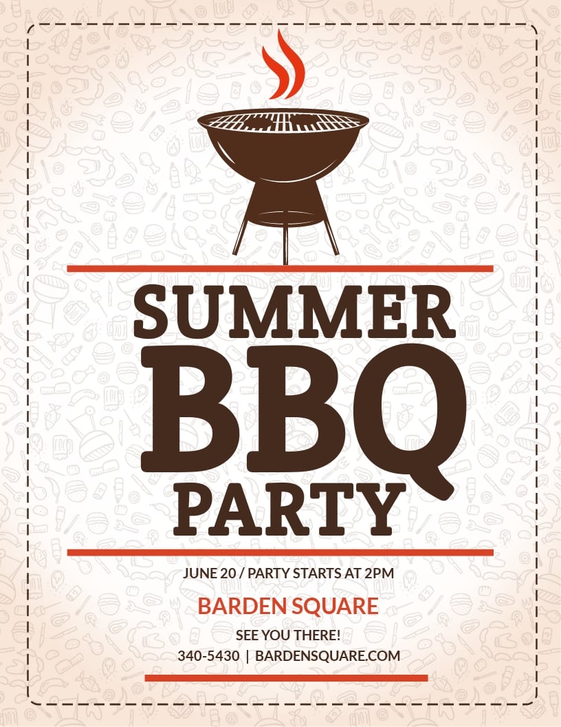 17  FREE BBQ Flyer Templates Customize Download Template net