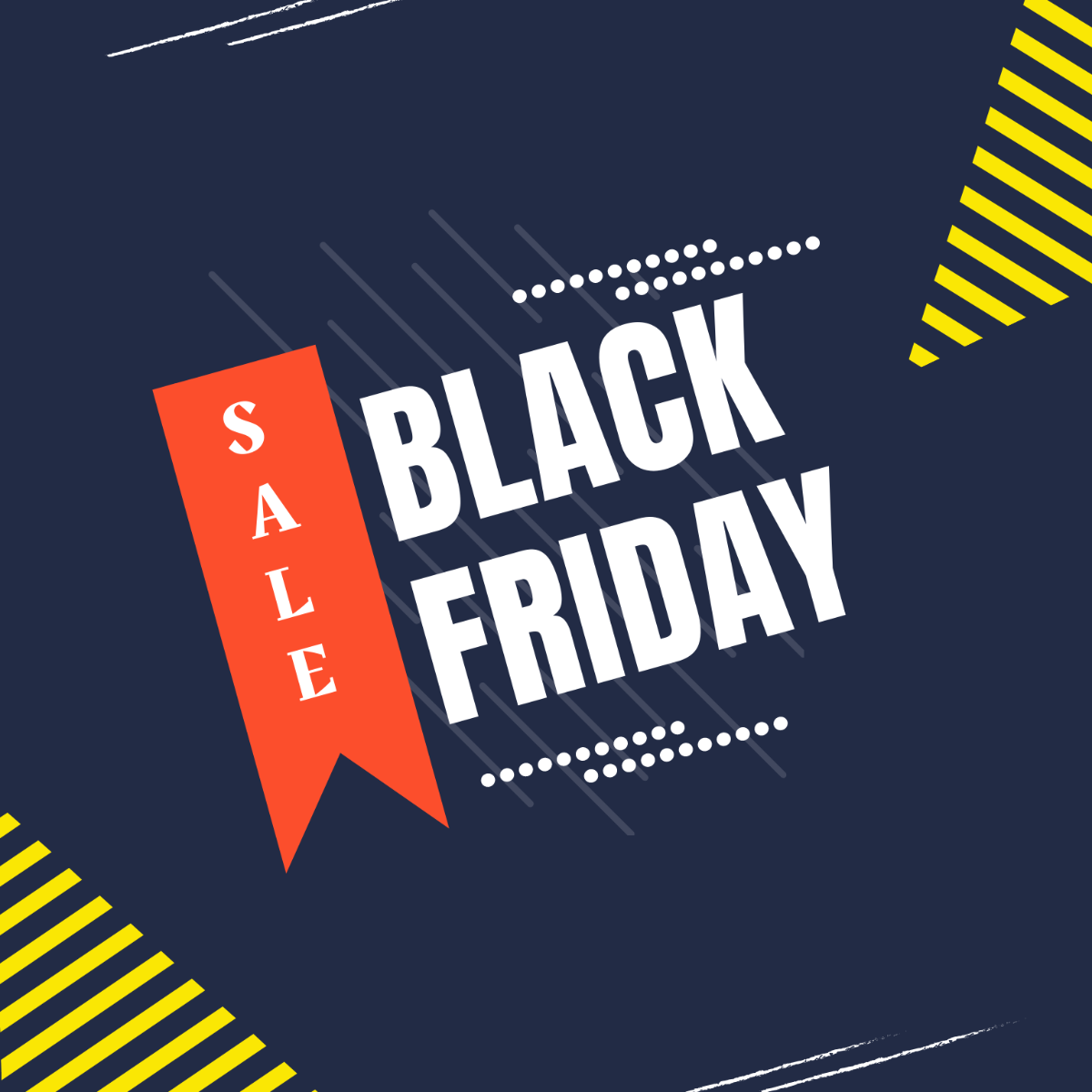Black Friday Sign Vector Template