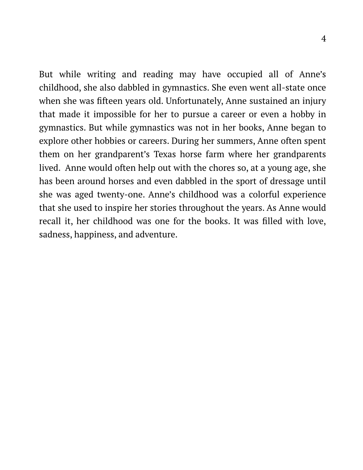 Free Biography Template to Edit Online