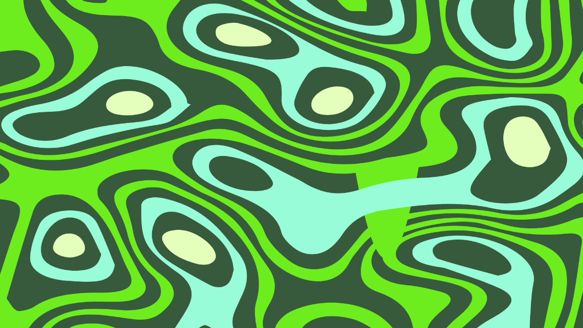 Free Trippy Green Background Template