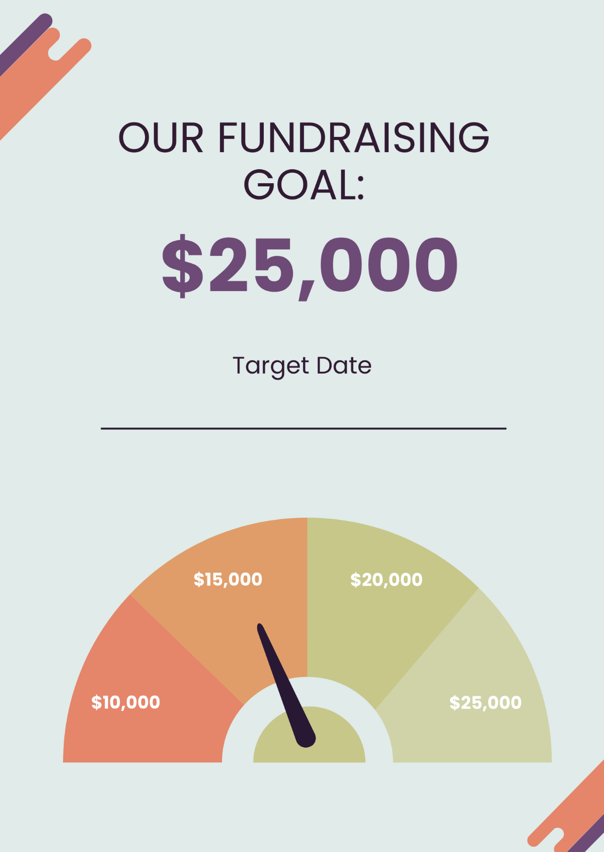 Sample Fundraising Chart Template