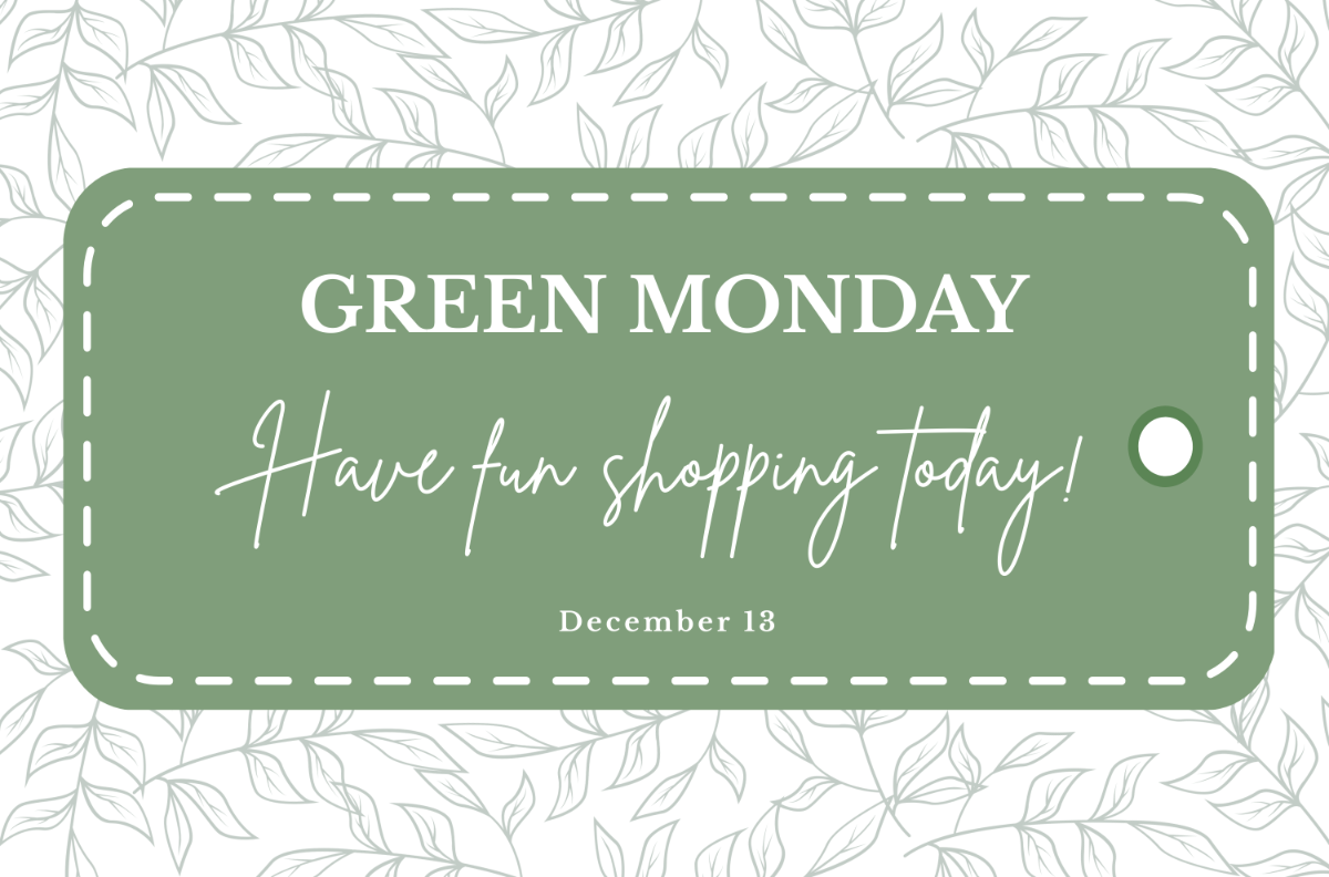 Free Green Monday Banner Template