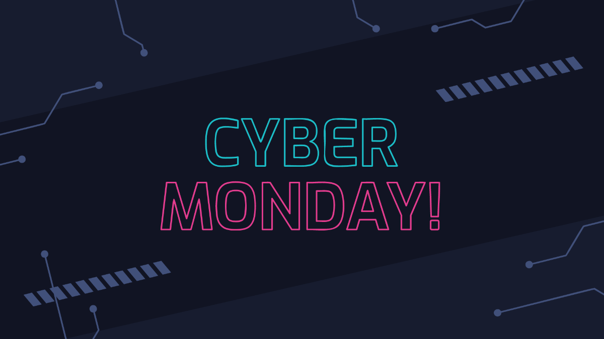Free Cyber Monday Background Template