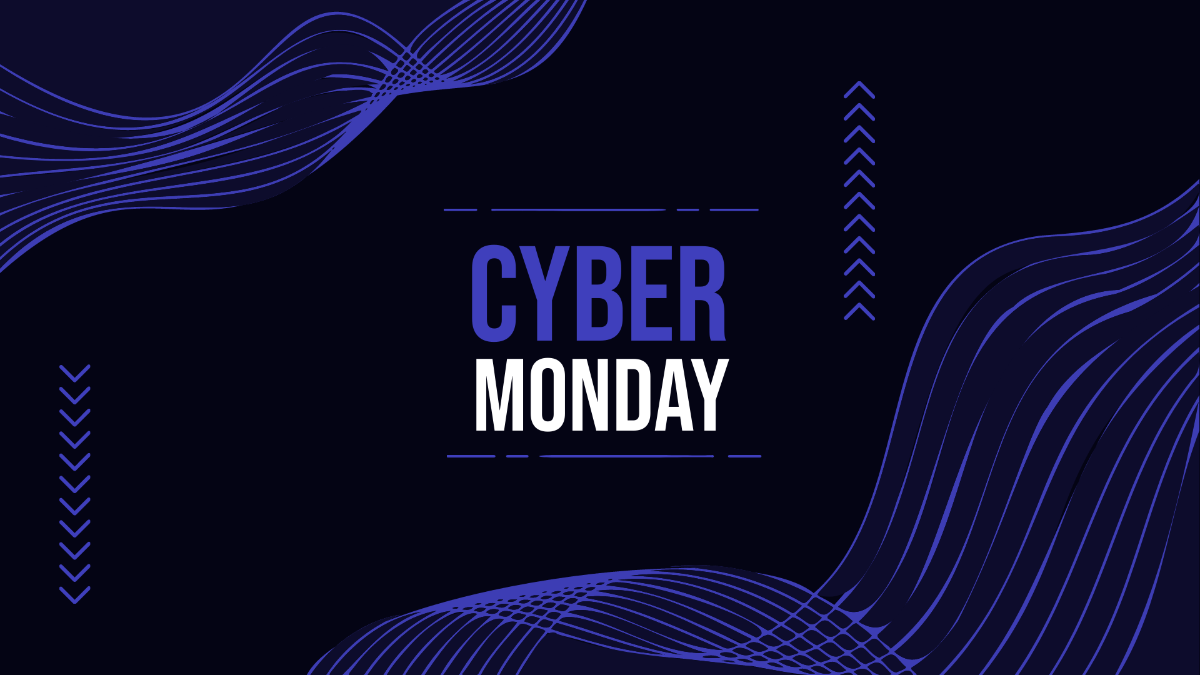 Cyber Monday Design Background Template
