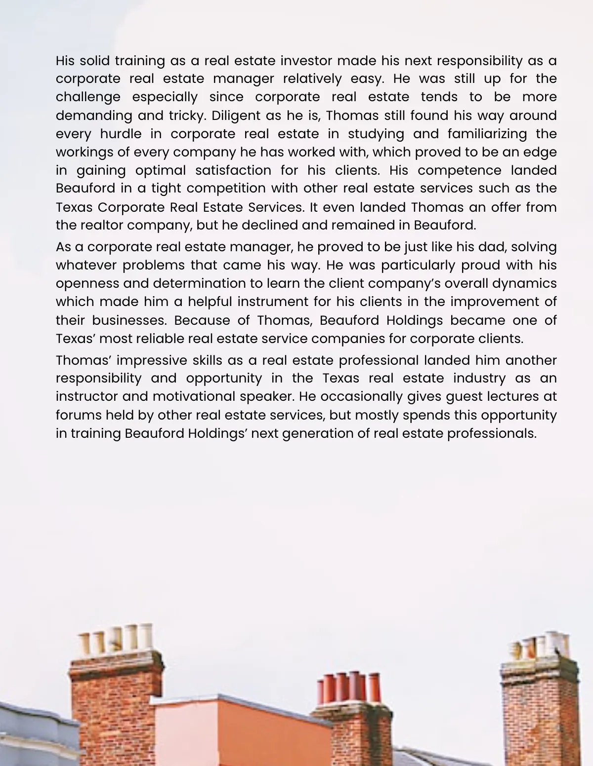 Free Real Estate Agent Biography Template to Edit Online