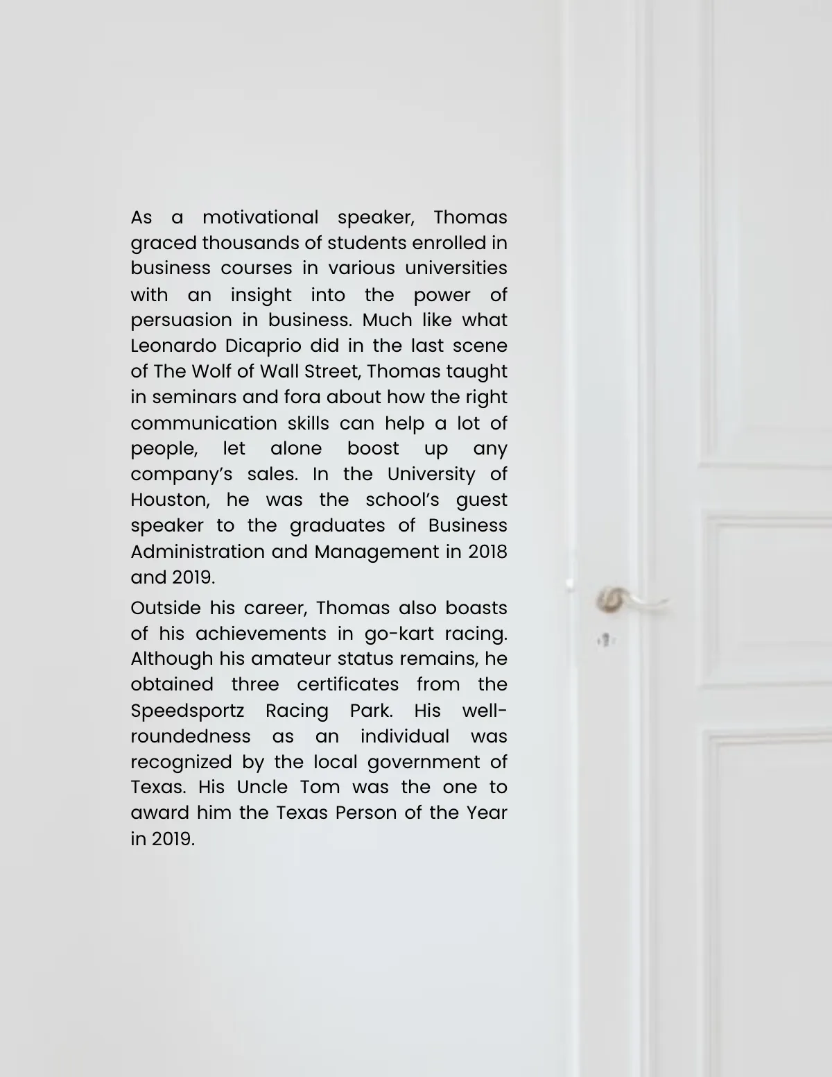 Free Real Estate Agent Biography Template to Edit Online