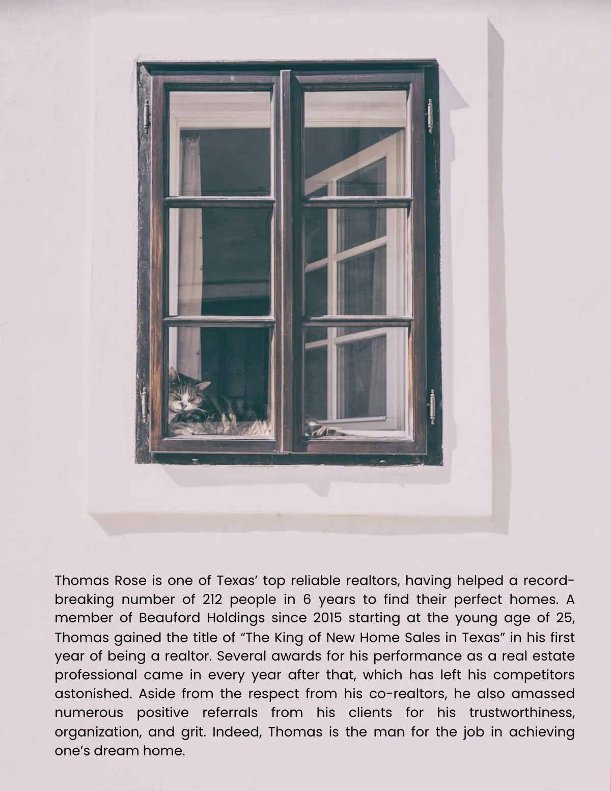 Free Real Estate Agent Biography Template to Edit Online