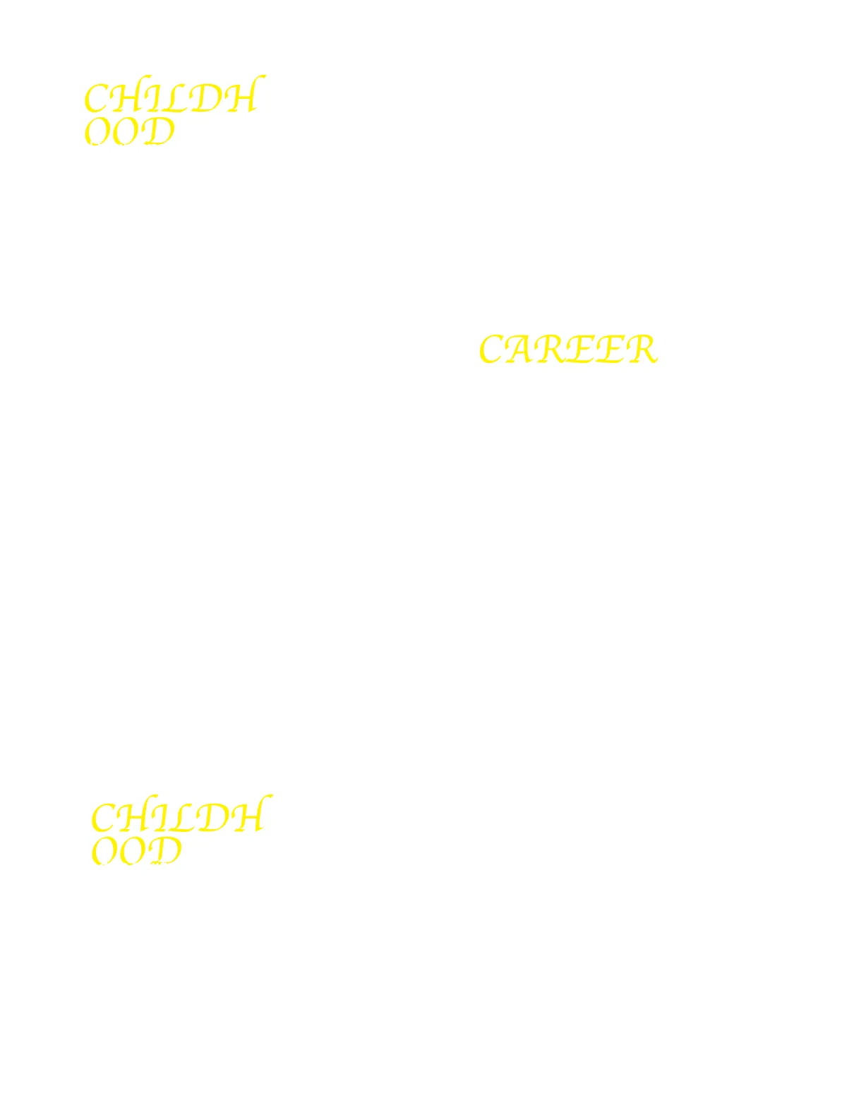 Free Photography Biography Template to Edit Online