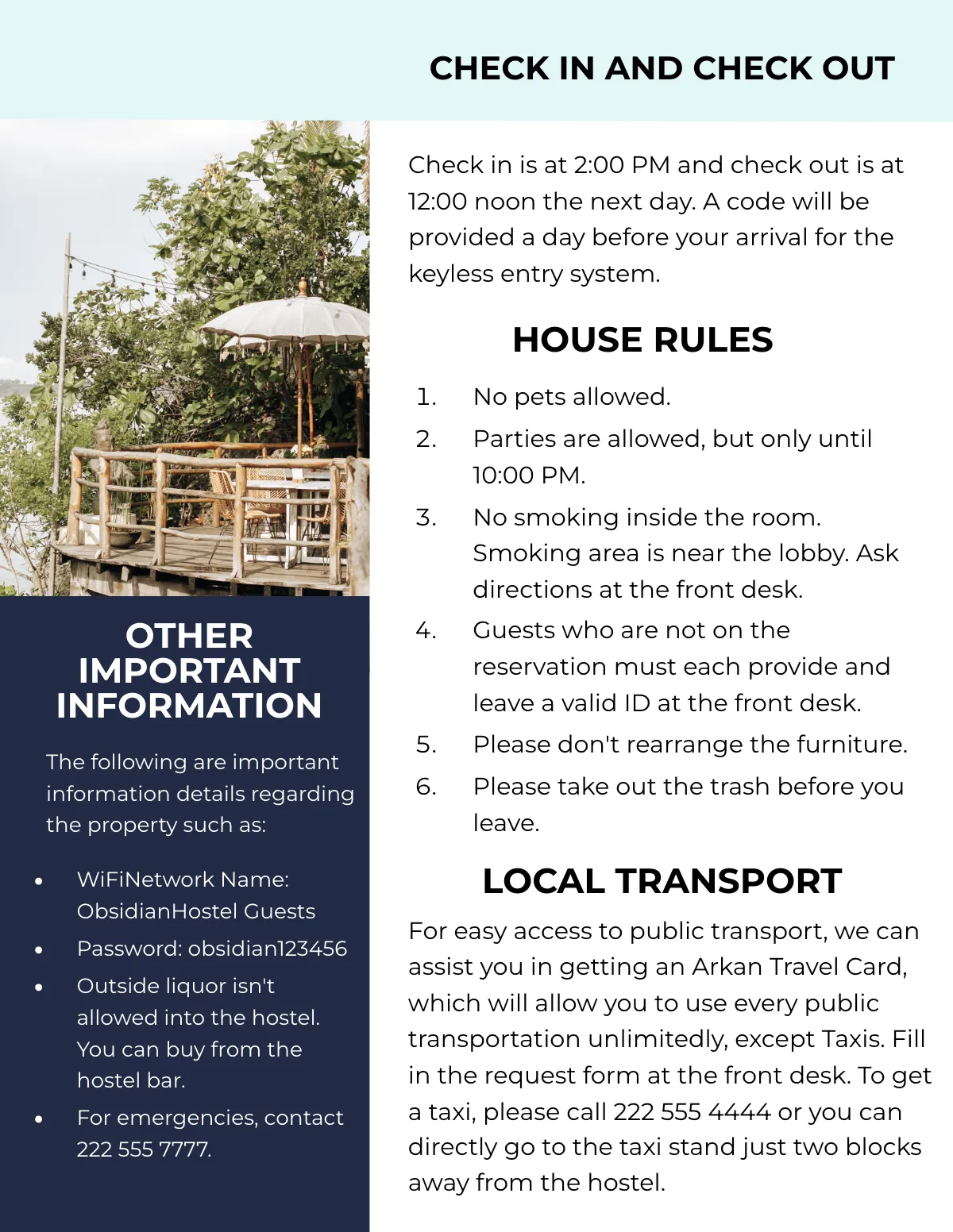 Free Airbnb Welcome Book Template to Edit Online