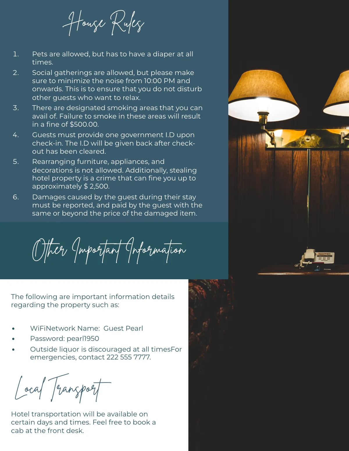 Free Welcome Book Template to Edit Online