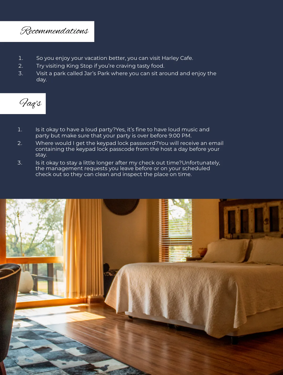 Free Modern Airbnb Welcome Book Template to Edit Online