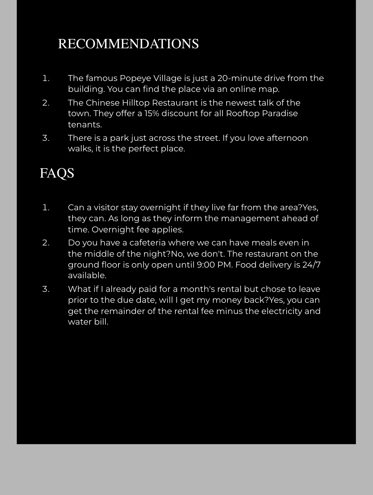 Free Rental Welcome Book Template to Edit Online