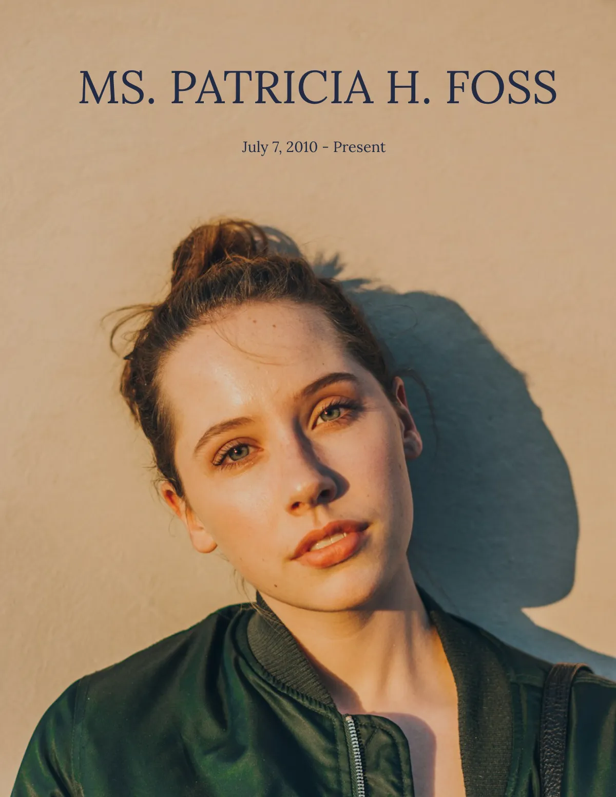 Free School Biography Template to Edit Online