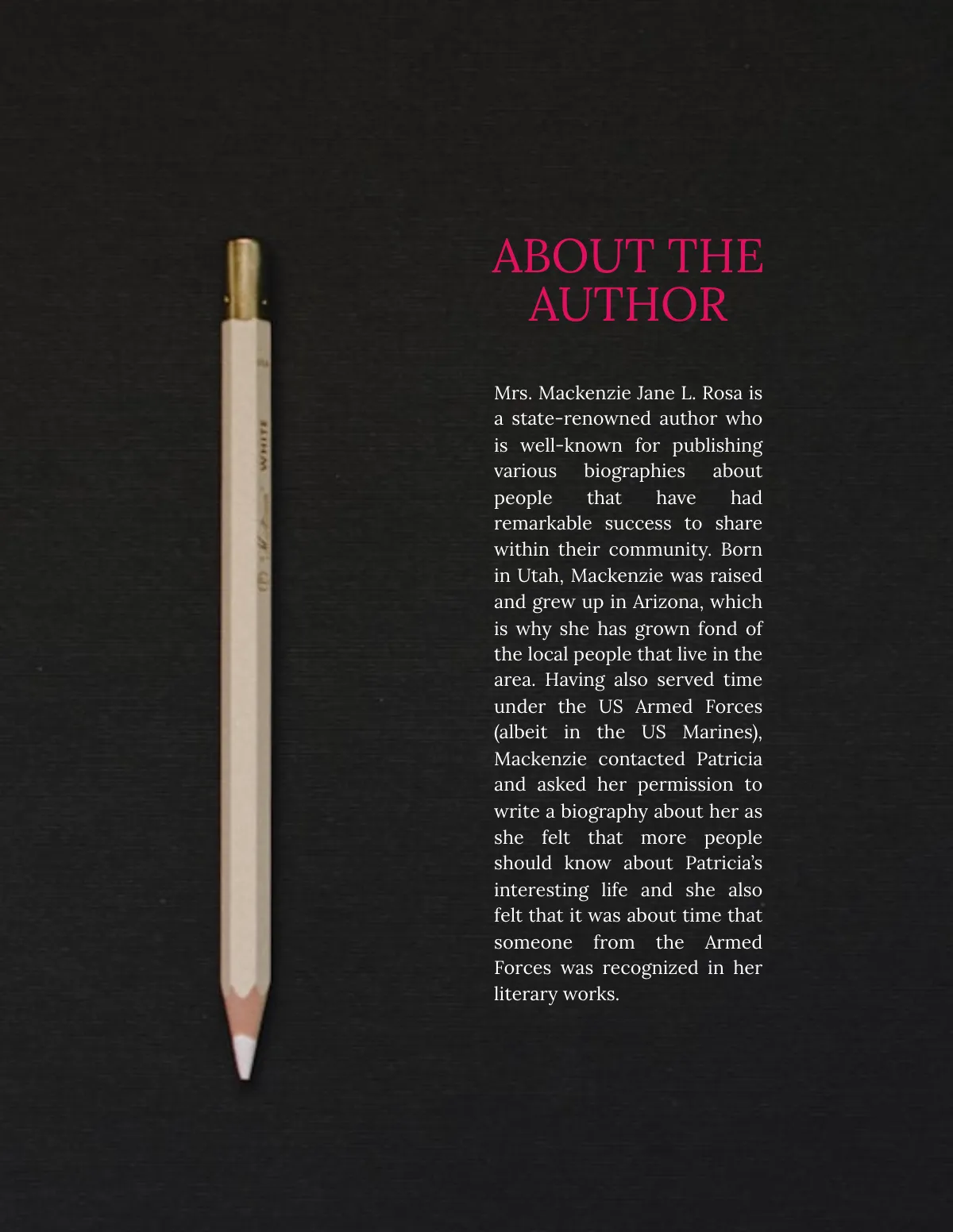 Free School Biography Template to Edit Online