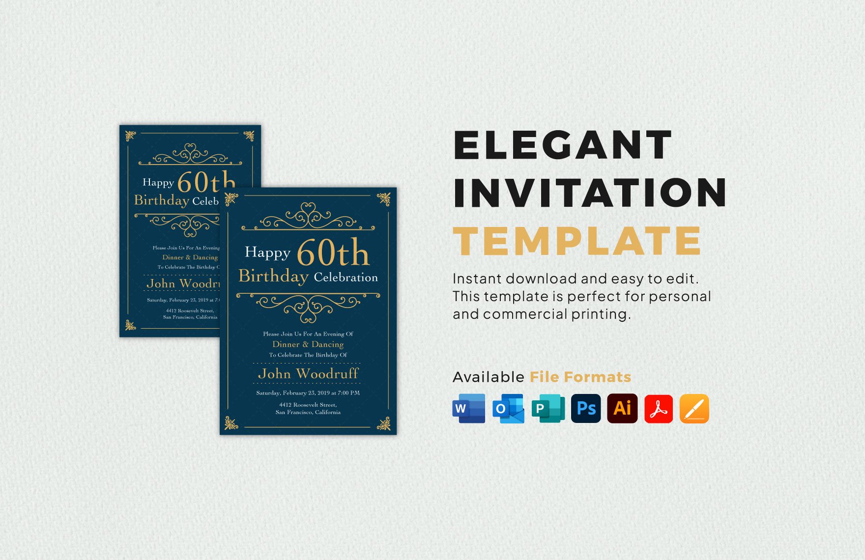 Elegant invitation Template