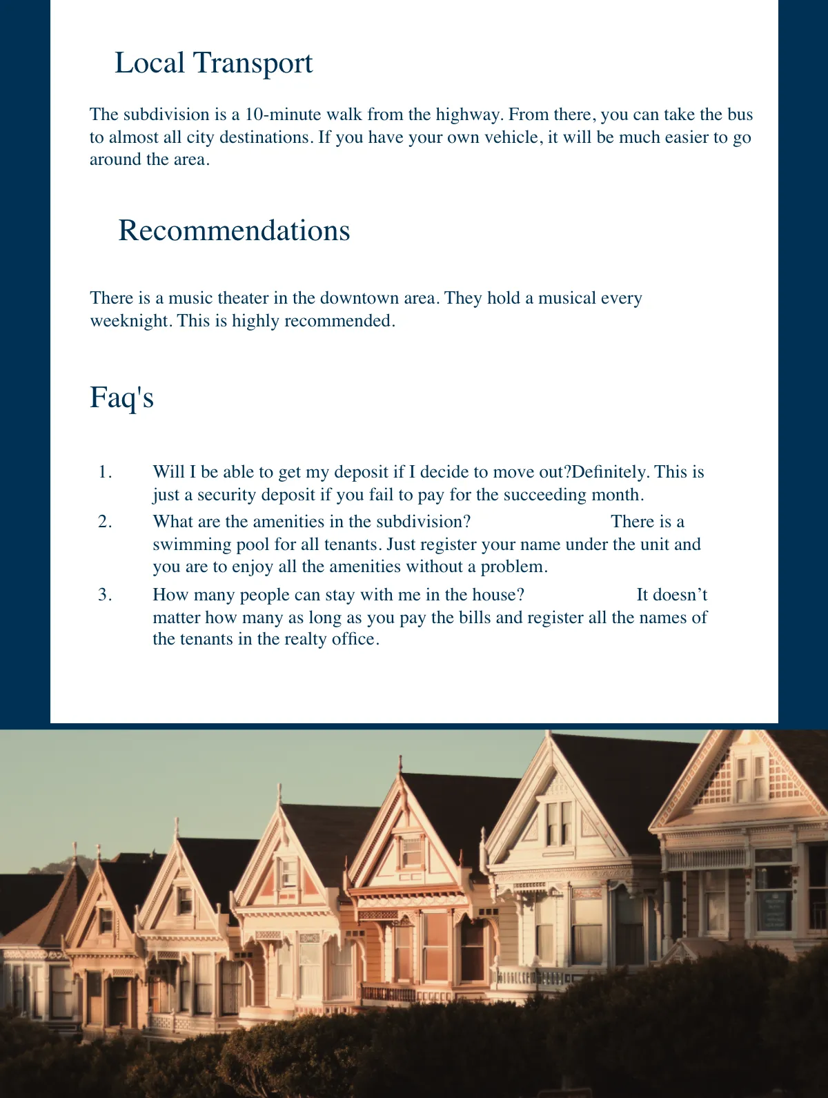 Free House Rental Welcome Book Template to Edit Online