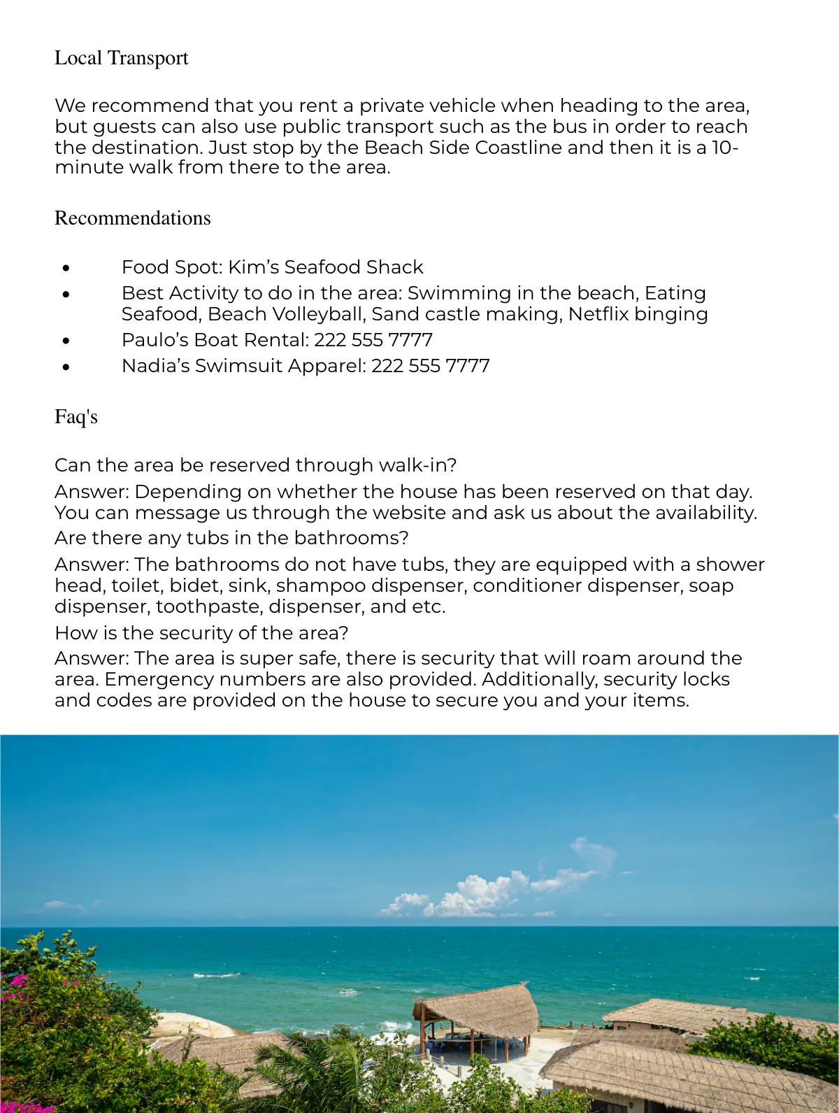 Free Vrbo Welcome Book Template to Edit Online