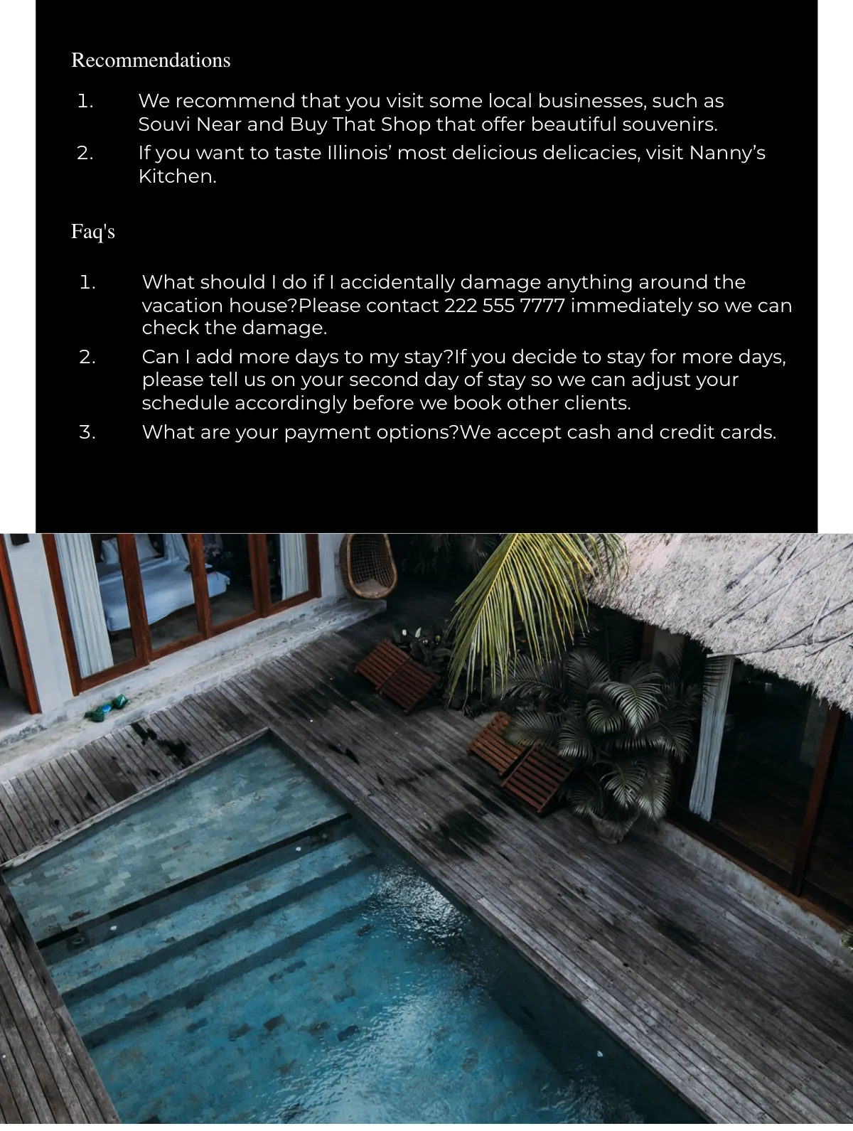 Free Landscape Airbnb Welcome Book Template to Edit Online