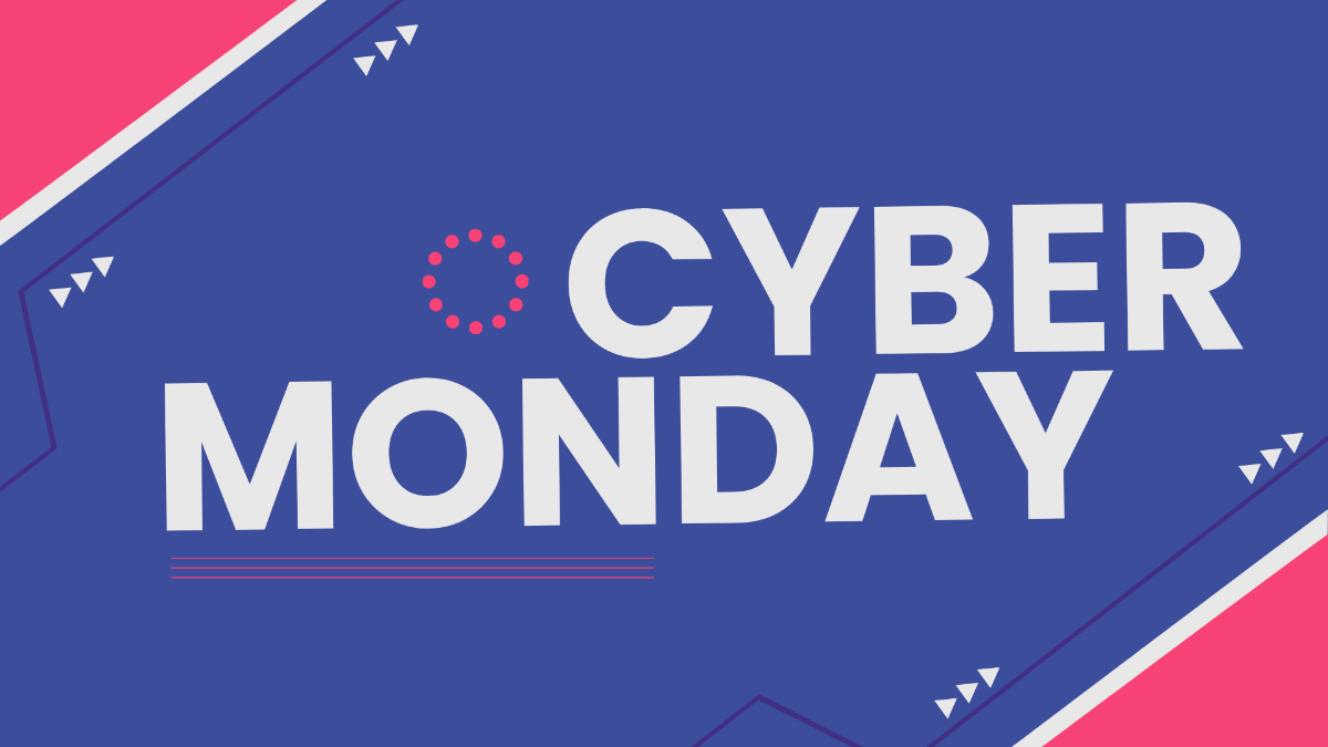 Cyber Monday Wallpaper Background Template