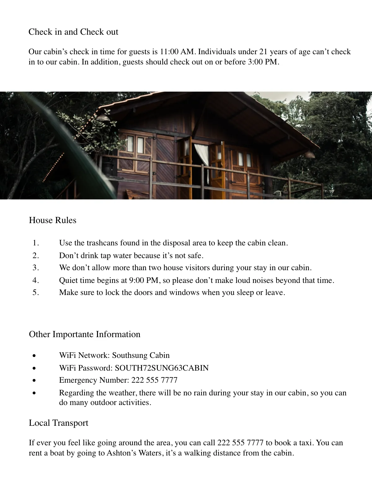 Free Digital Welcome Book Template to Edit Online