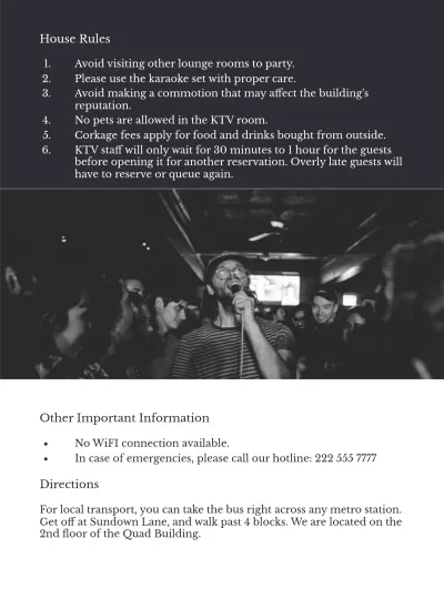 Free 2 Pages Quick Welcome Book Template to Edit Online
